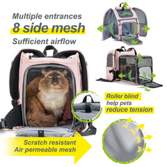 Wildgogo top-opening view shows pet can peek out while you monitor surroundings.
