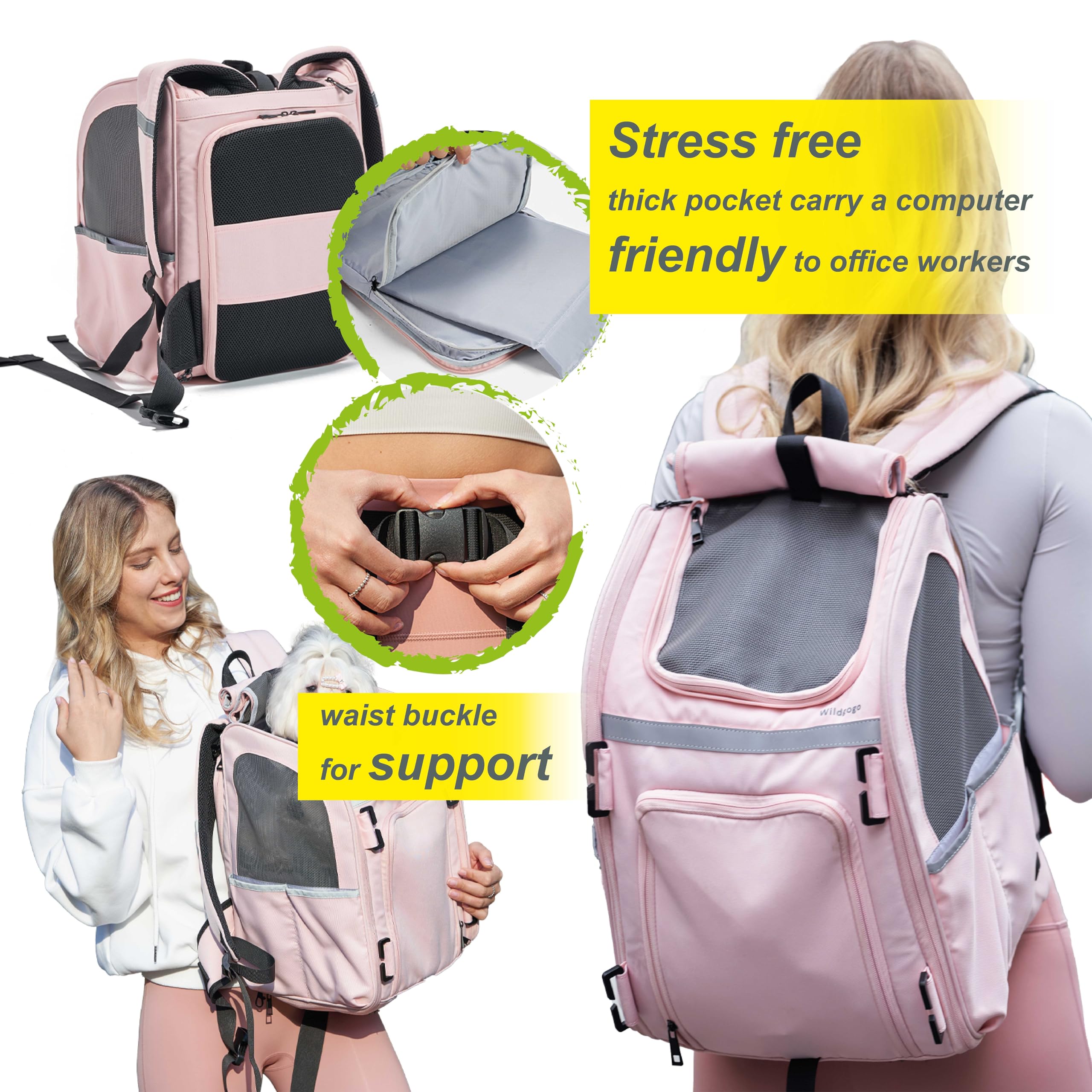 Wildgogo safety-buckles built-in-safety-leash reinforce secure car-seat use during trips.