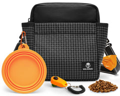 WILDOMS dog treat pouch with front magnetic closure for quick rewards.