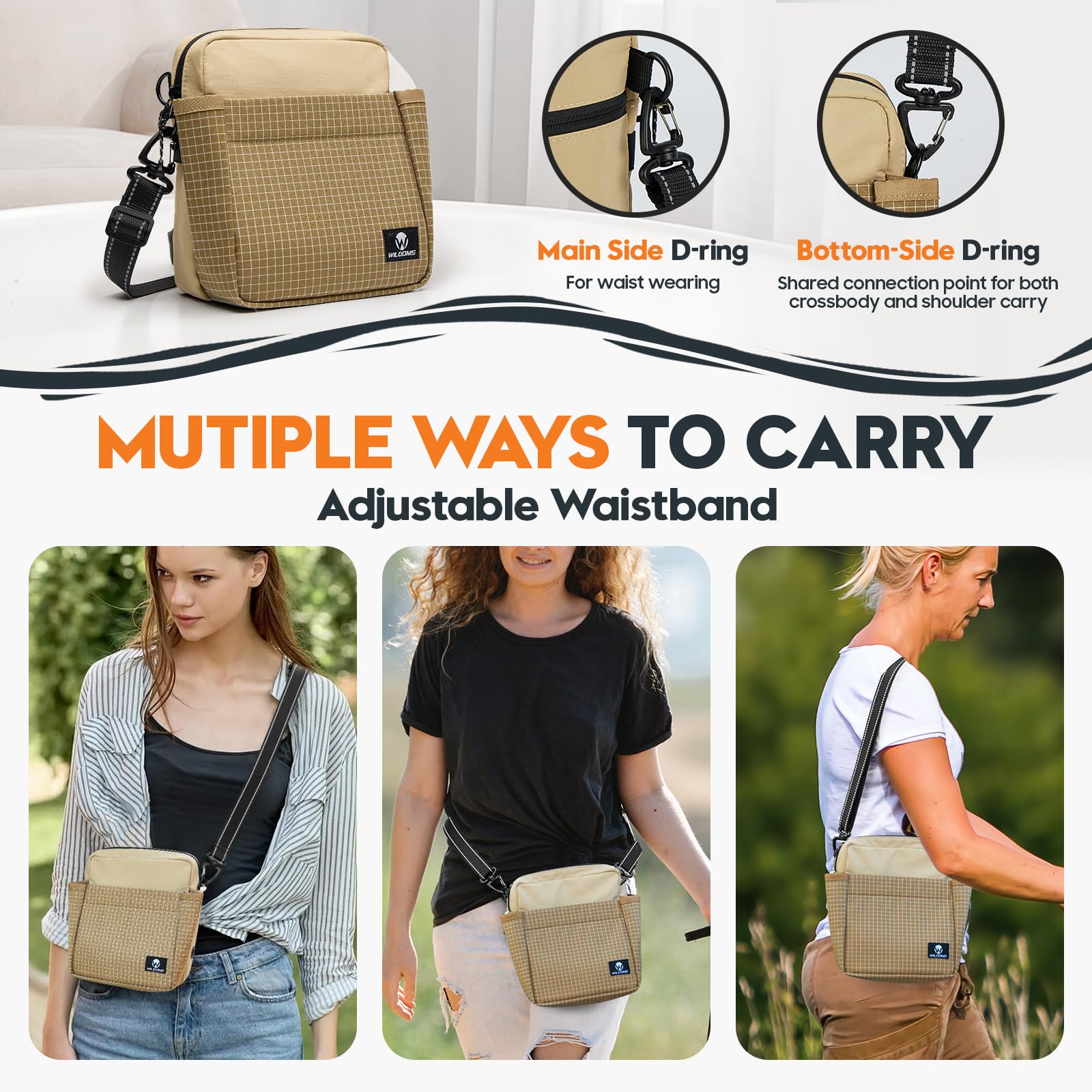 WILDOMS tear-resistant fabric stands up to daily outdoor use