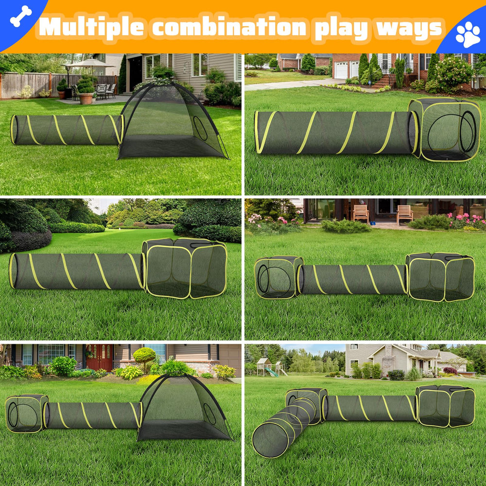 Wilwolfer 5in1 tunnel connection for flexible DIY play paths