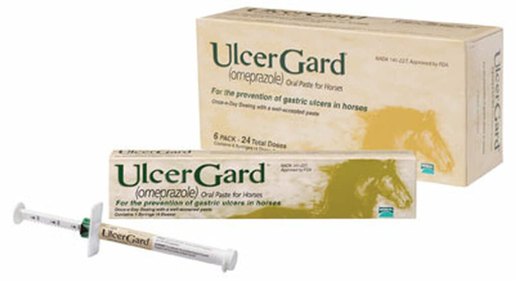 WIM UlcerGard six-syringes pack for convenient veterinary dosing.