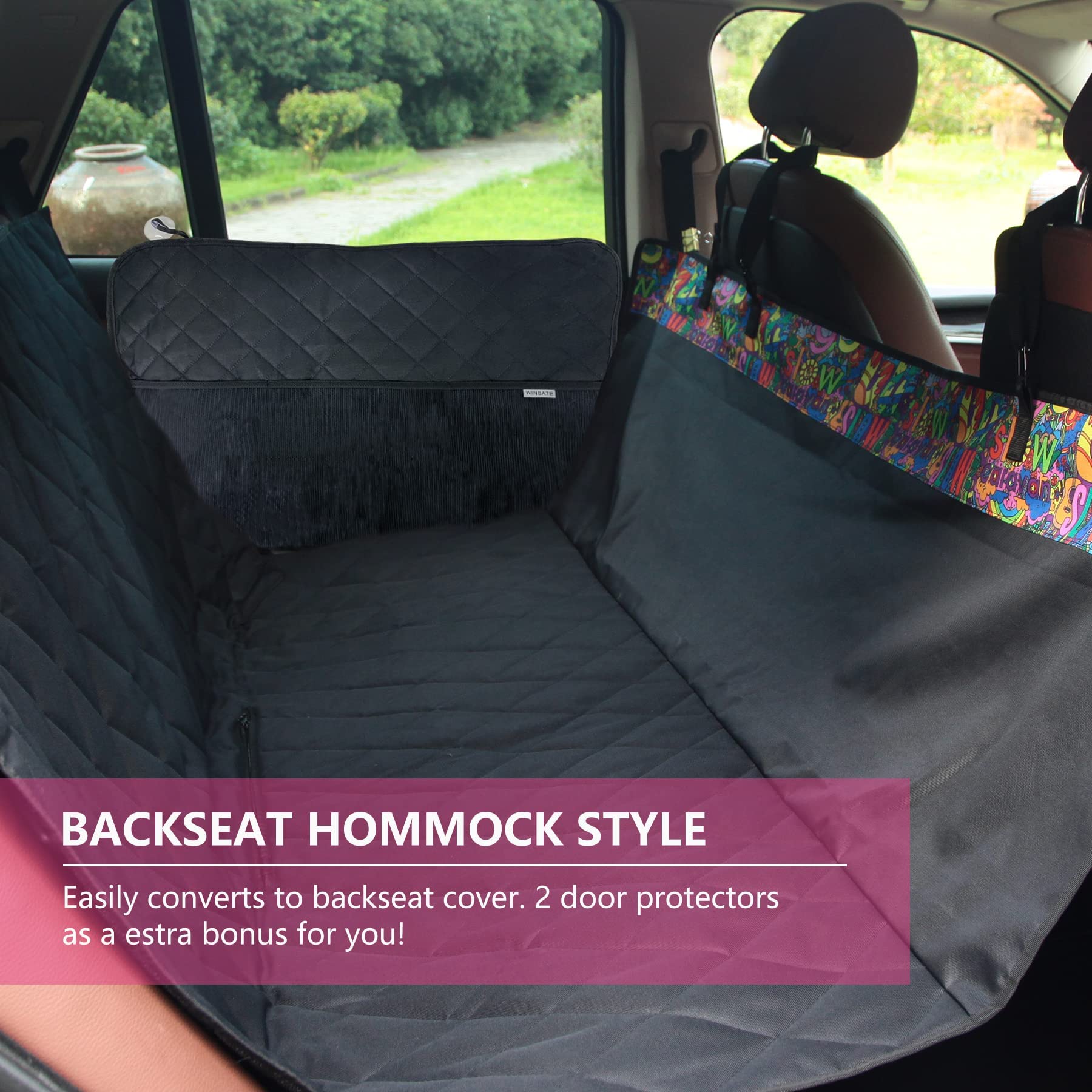 Winbate car door protector easy-installation supports quick setup with three mounting options