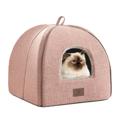 Windracing cat bed with arched top provides extra headroom for lounging