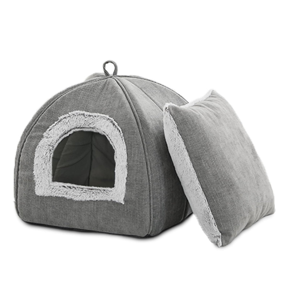WINDRACING Cat Bed Cave with arched design provides a spacious interior for relaxing and stretching.