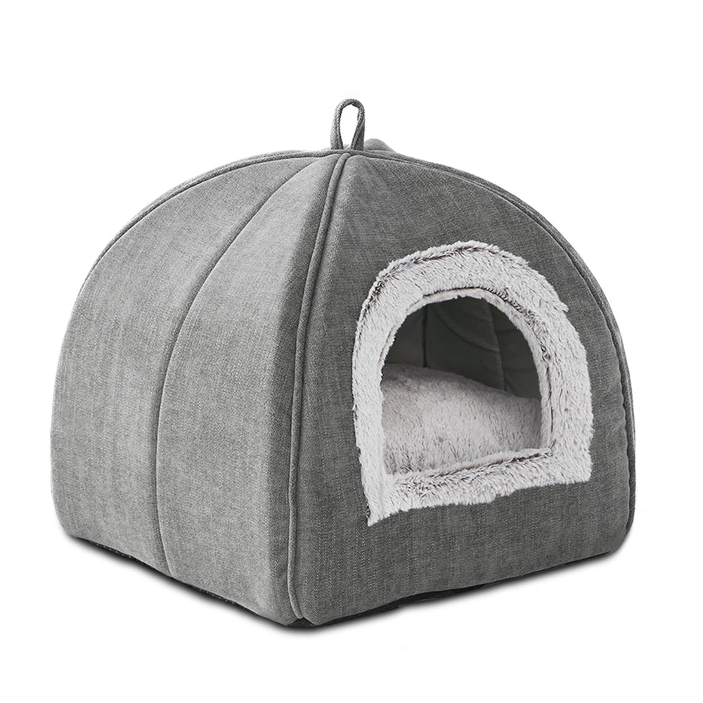 WINDRACING Cat Bed Cave inside view offers a cozy retreat for indoor cats.