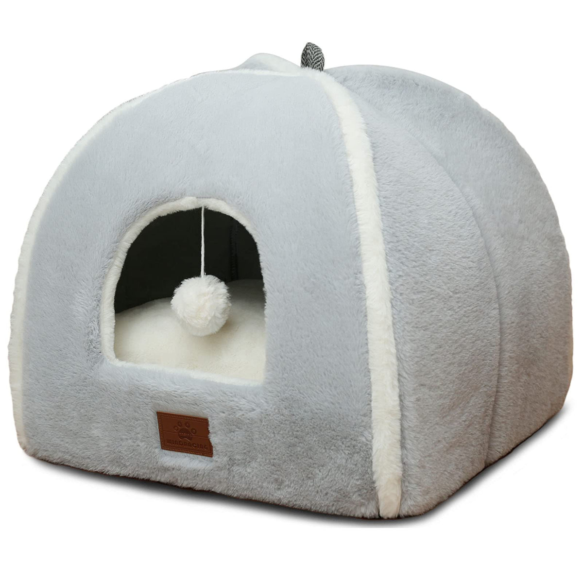 WINDRACING Cat Bed outer view shows spacious cave for lounging