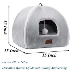 WINDRACING Cat Bed foldable 2-in-1 design for travel and storage