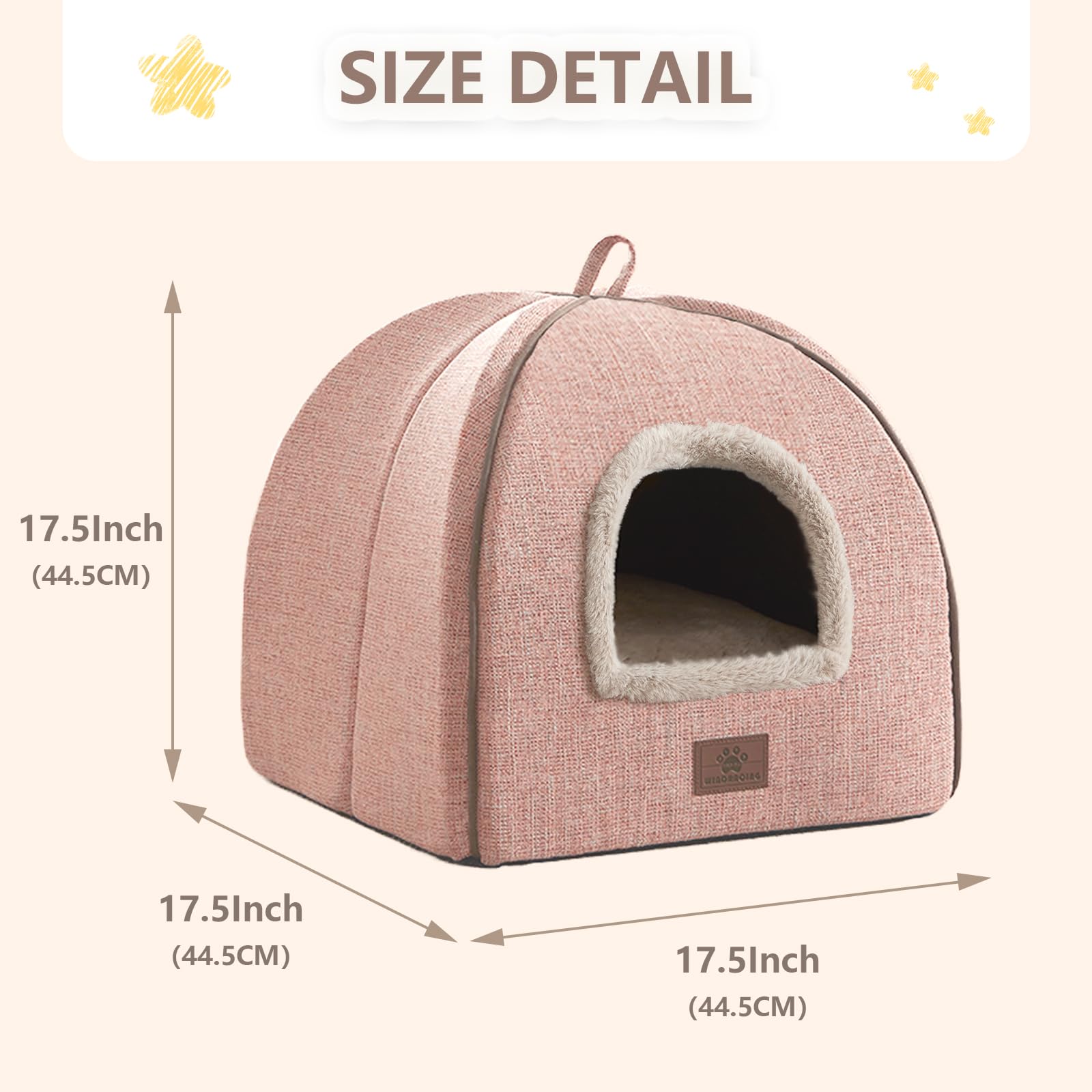 WINDRACING cat bed foldable-pack demonstrates easy storage and travel