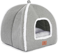 WINDRACING cat bed indoor cave offers generous lounging space for cats