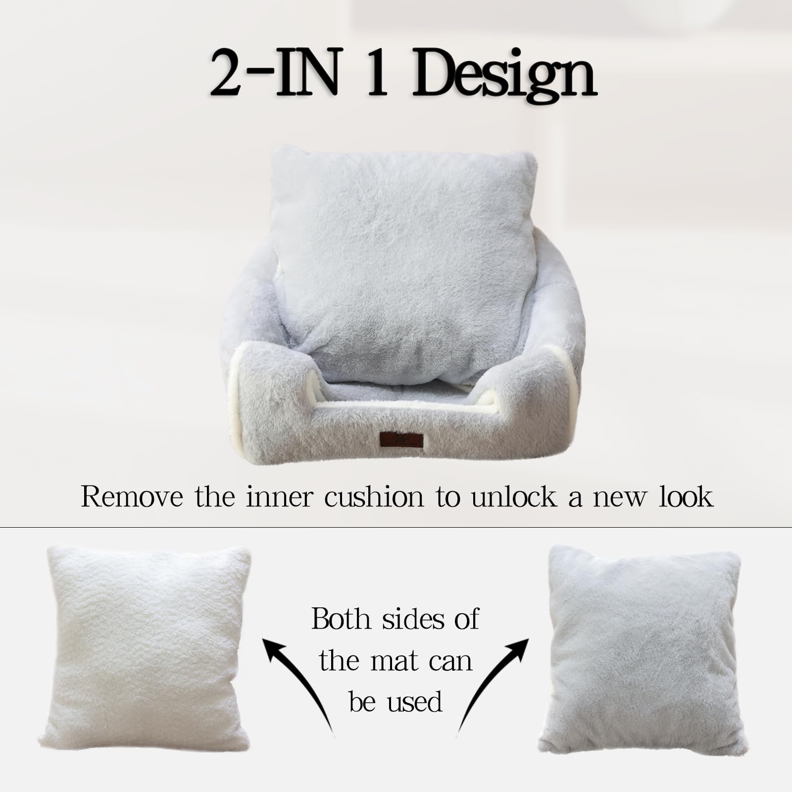 WindRacing cat bed removable pillow for simple washing and customization.