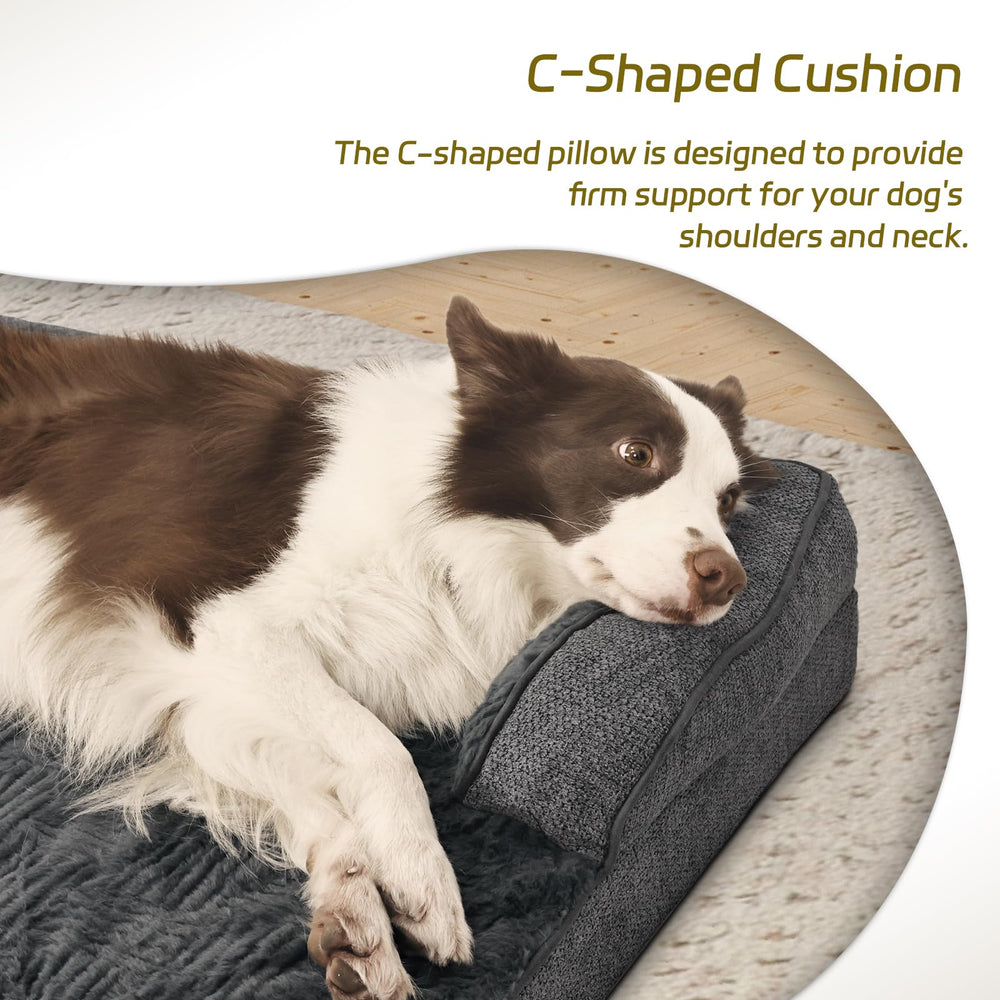 Windracing dog bed anti-slip bottom keeps bed in place on slick floors