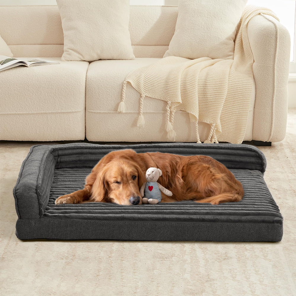 WindRACING corduroy fabric surface offers cozy warmth and soft texture for lounging