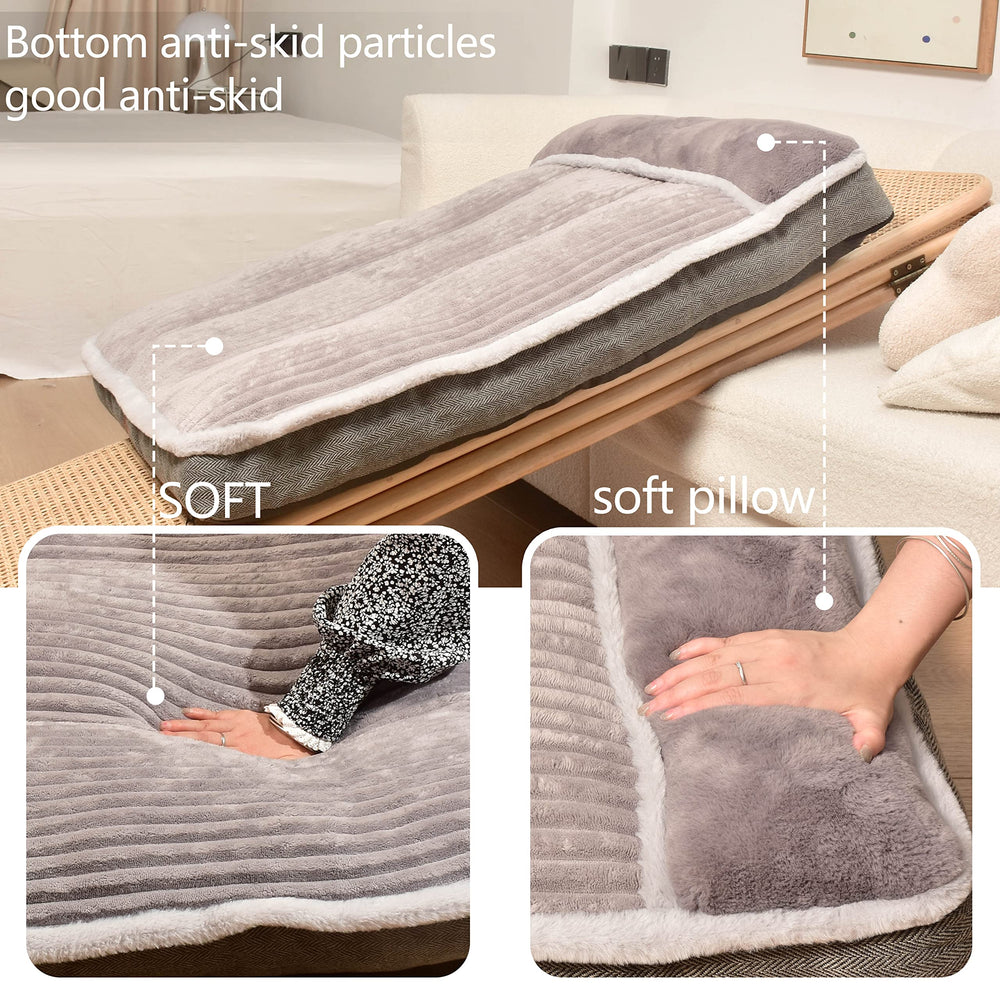 WINDRACING dog bed living-room setup shows sofa-like comfort for relaxing around family