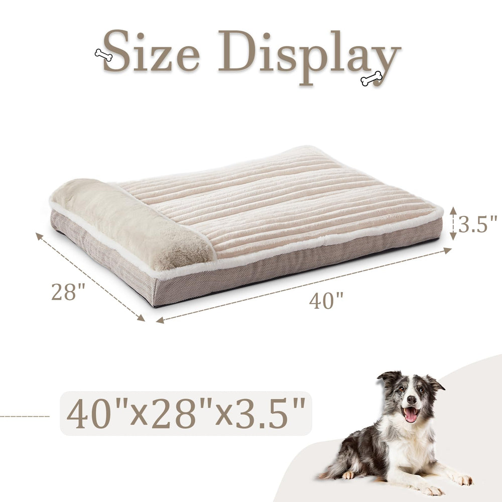 WINDRACING dog bed-vacuum-pack-recovery demonstrates shape restoration after unboxing.