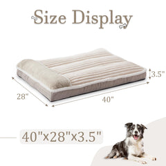 WINDRACING dog bed-vacuum-pack-recovery demonstrates shape restoration after unboxing.