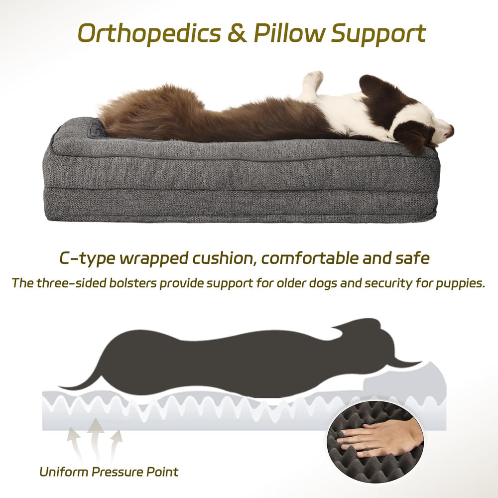 Windracing dog bed waterproof cover keeps inner foam dry and clean