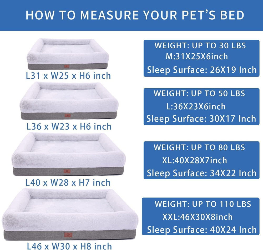 Windracing orthopedic dog bed waterproof liner — inner TPU layer protects foam from spills