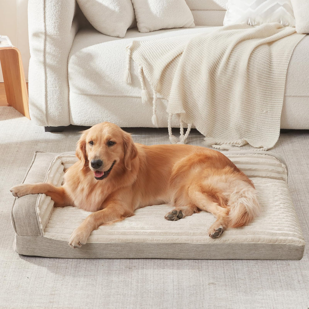 WINDRACING waterproof-dog-sofa-bed-egg-foam keeps your pet dry and supported.