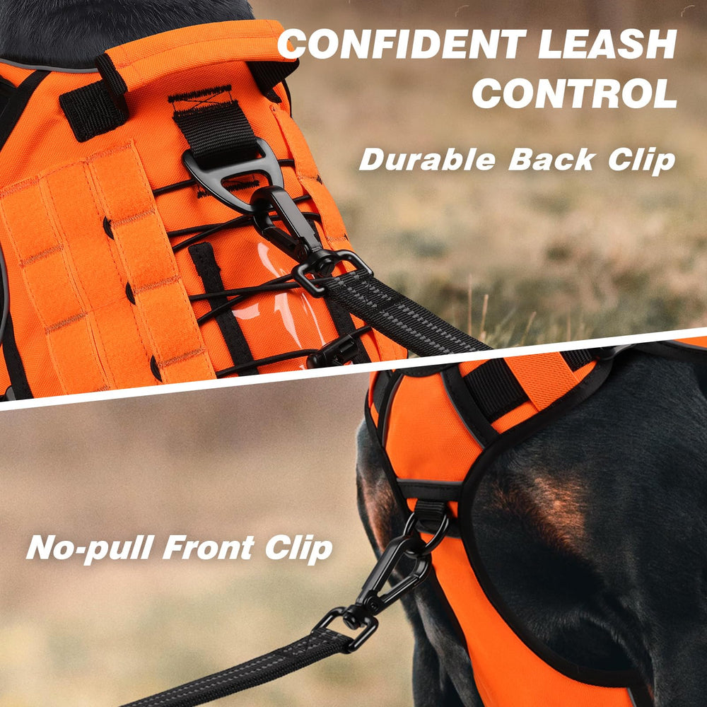 wingoin orange harness military-nylon outer 1000D, rugged exterior for outdoor adventures