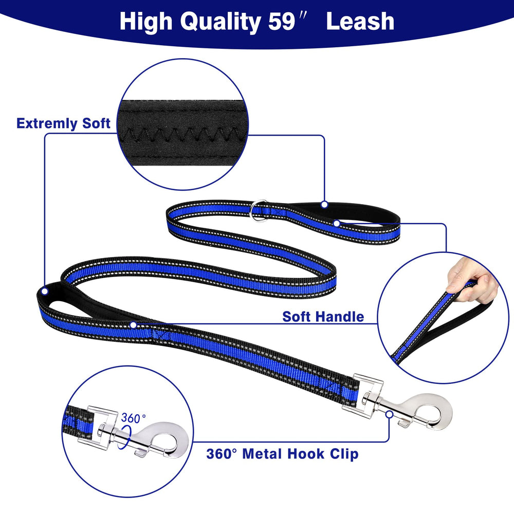 WINSEE all-in-one harness back clip enables relaxed walks with leash