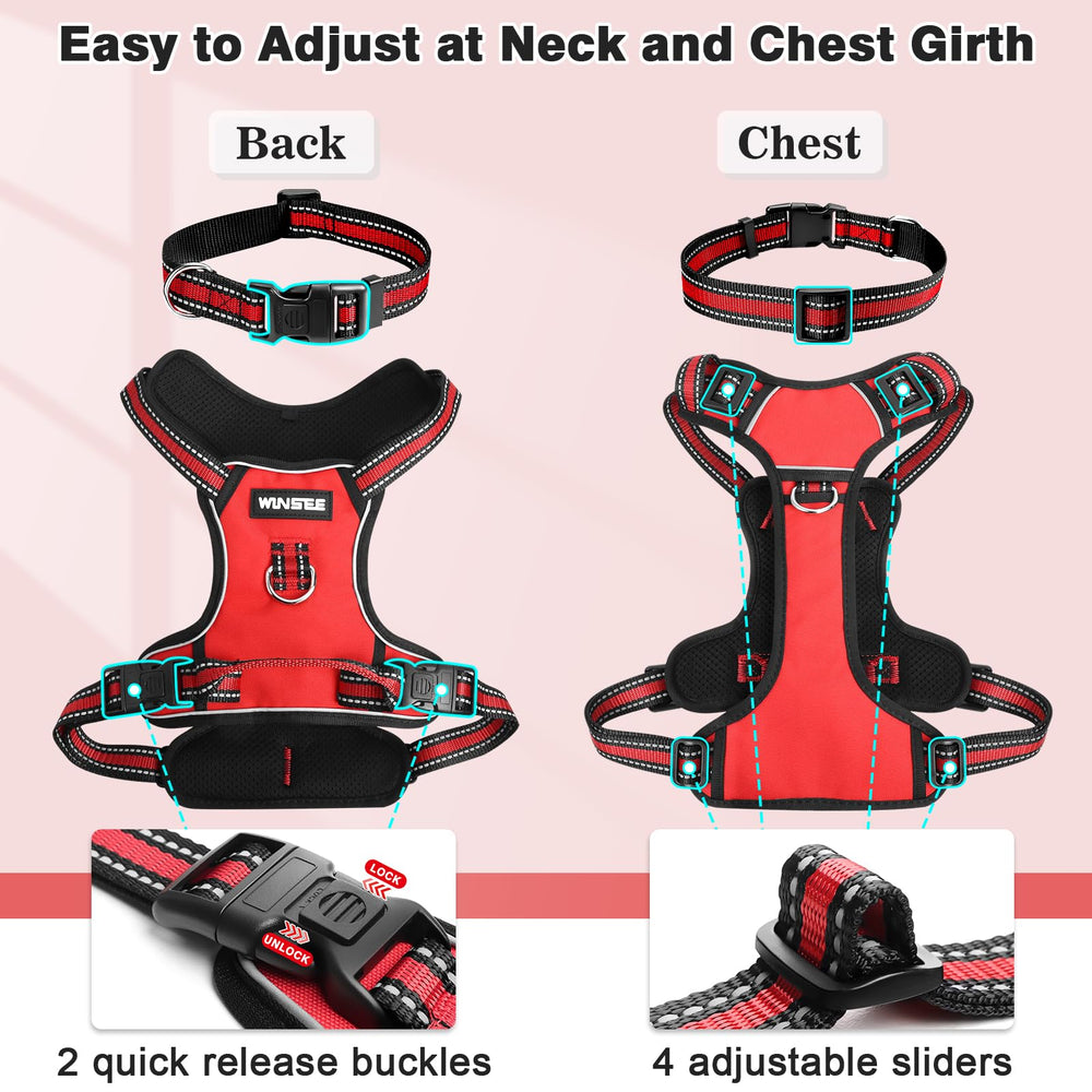 WINSEE adjustable neck and chest girth for a snug fit
