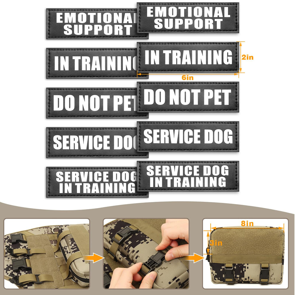 WINSEE harness back with backpack pouches image highlights extended carrying capacity