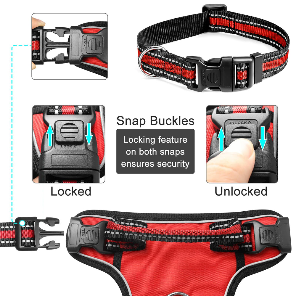 WINSEE quick snap buckles with safe lock for easy on-off