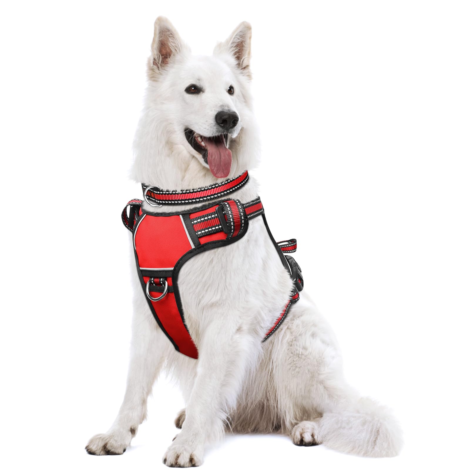 WINSEE dog harness front clip for no-pull training and control