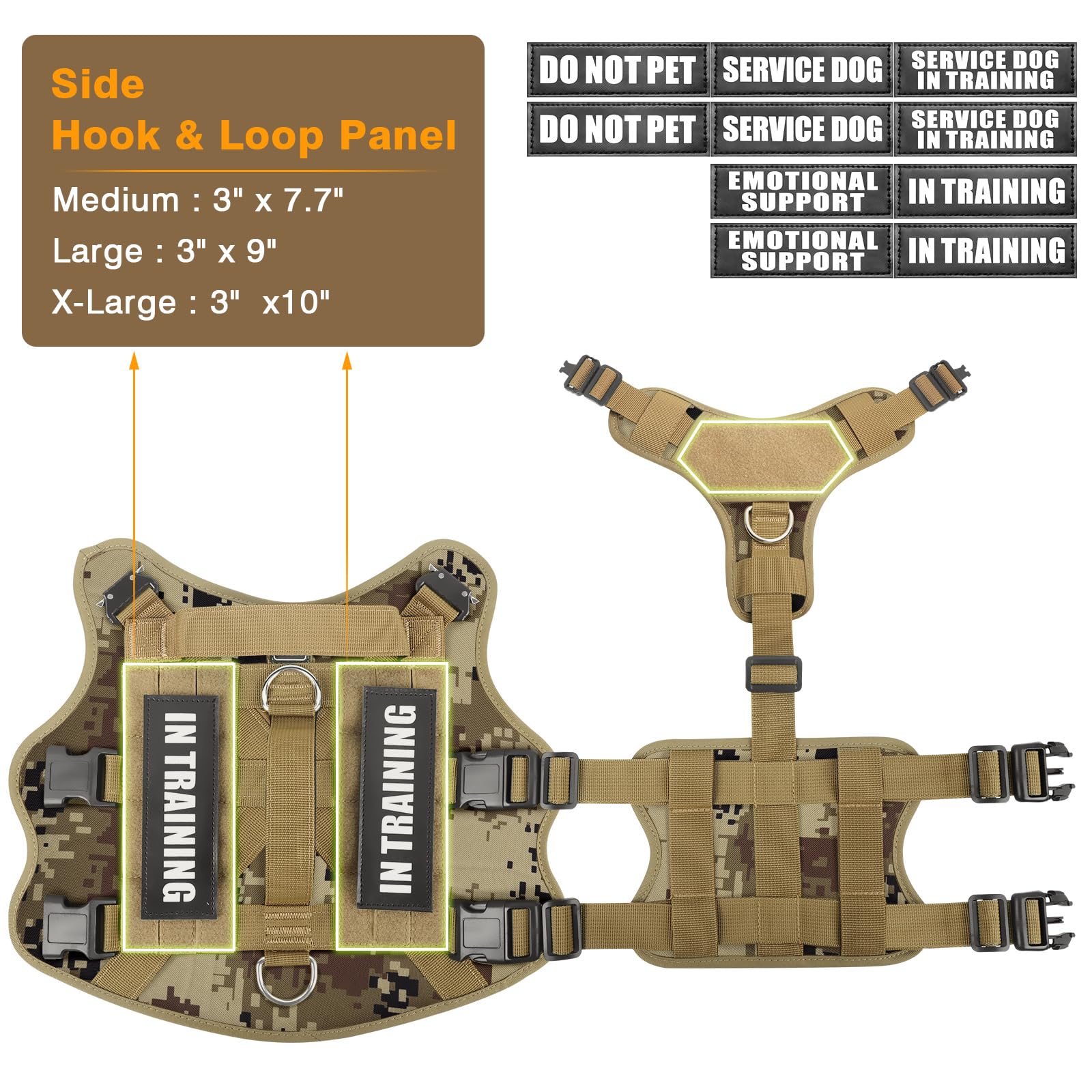 WINSEE harness padded handle image demonstrates safer lift and control