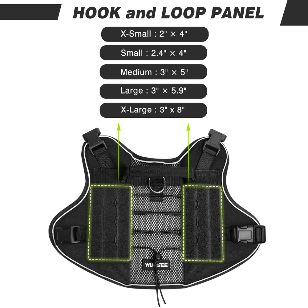 WINSEE harness with front and back D-rings for versatile training.