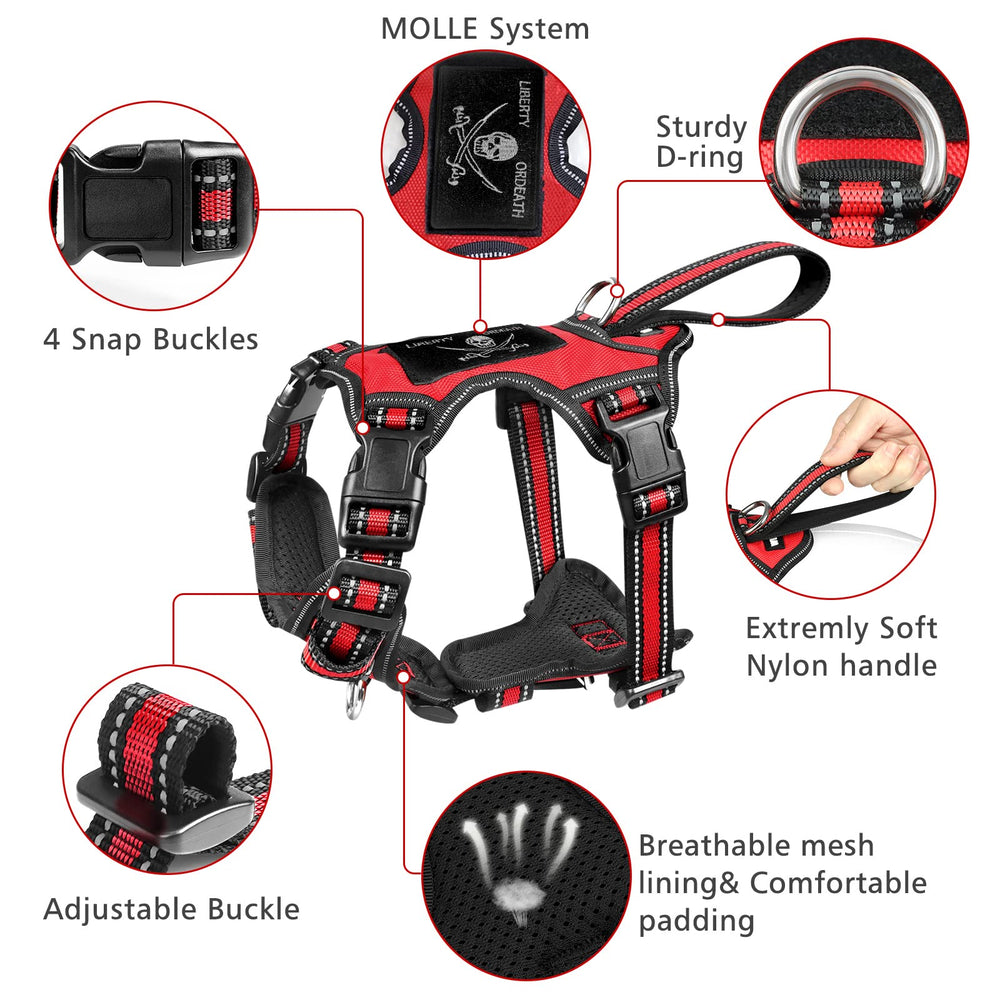 WINSEE front clip no-pull feature helps reduce pulling during training