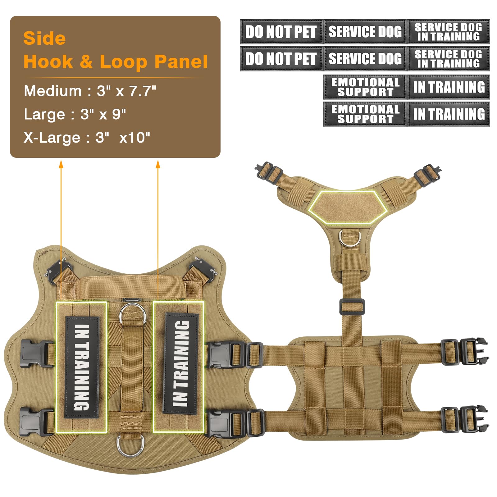 WINSEE dual metal buckles provide strong, reliable restraint