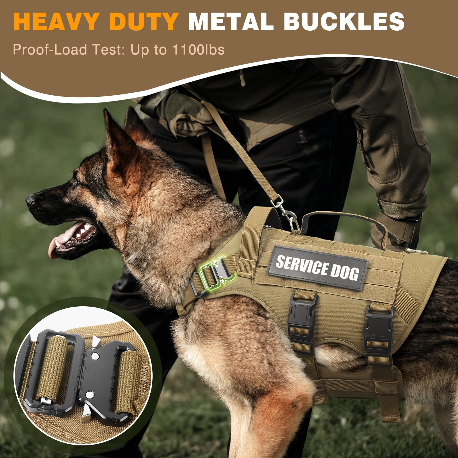 WINSEE MOLLE system on both sides adds space for pouches