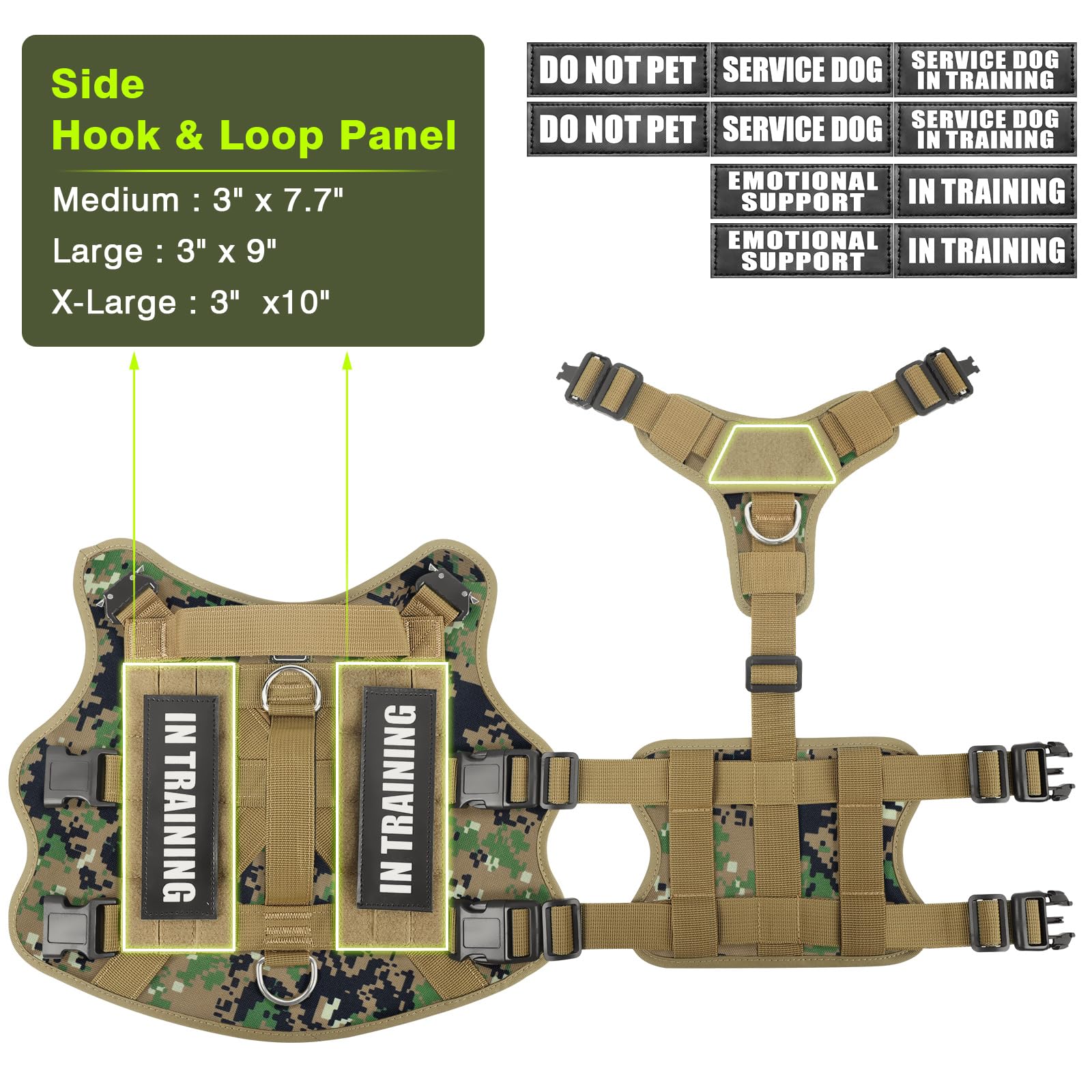 WINSEE front anti-pull clip helps control dogs calmly on walks