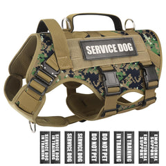 WINSEE service dog vest worn on a medium dog for durable workwear during service and training
