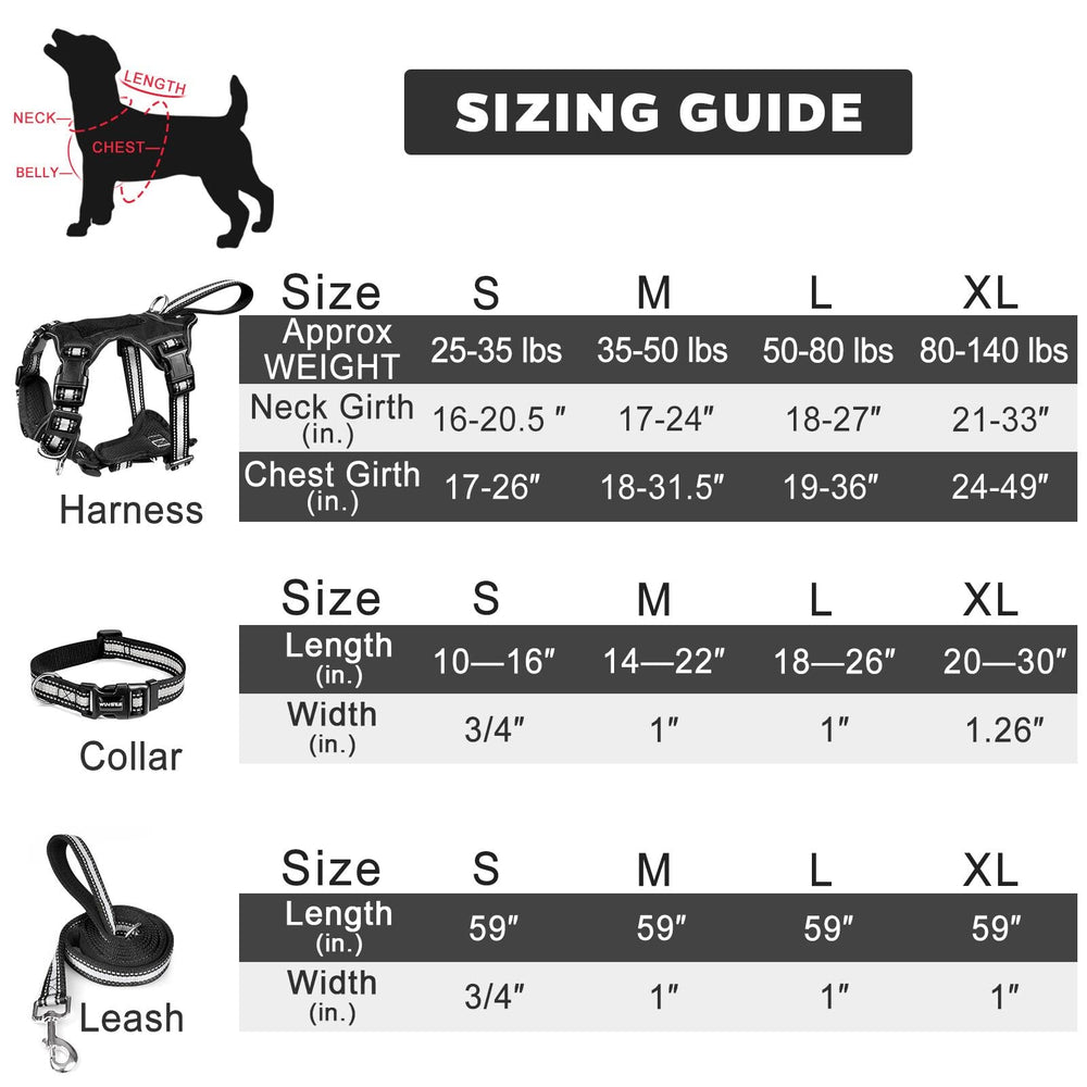 WINSEE size chart image summarizes Small to XL fit ranges for planning purchases