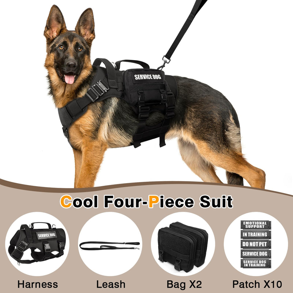 WINSEE tactical vest side view with MOLLE pouches for gear