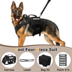 WINSEE tactical vest side view with MOLLE pouches for gear