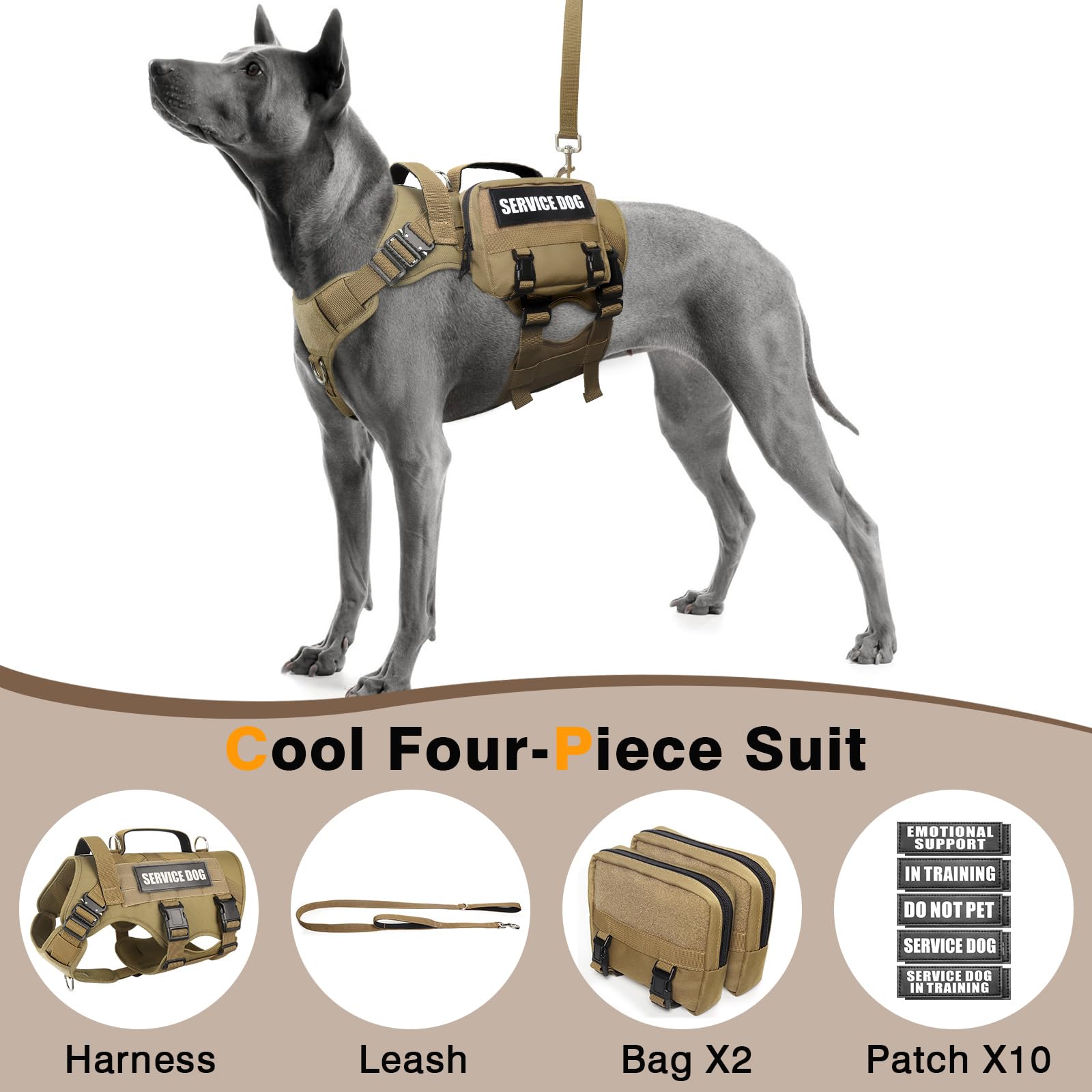 WINSEE harness side MOLLE panel enables gear and hydration attachments