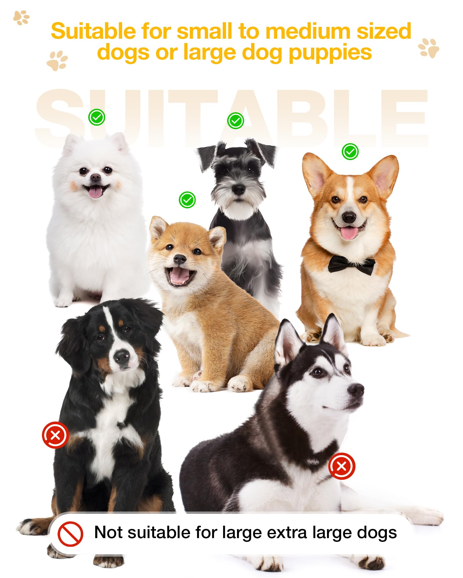 WINSOON PU leather faux fleece lining keeps paws warm and comfortable.
