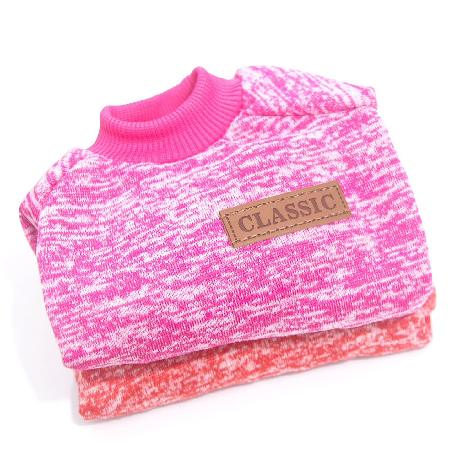 Winter pet outfit cozy knit dog coat ideal for indoors and outdoors.