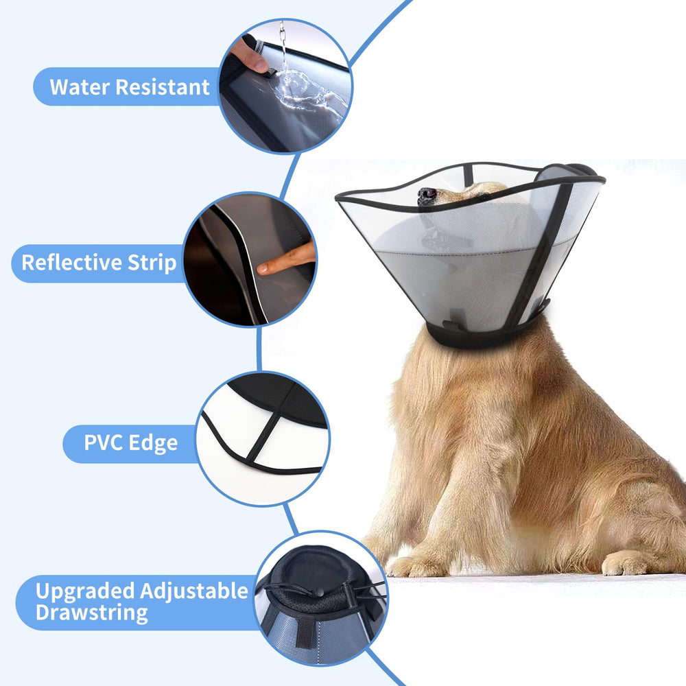 WinWeal soft-edge cone protects the neck during wear for comfort.