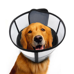 WinWeal soft dog cone inner mesh for comfort during recovery.