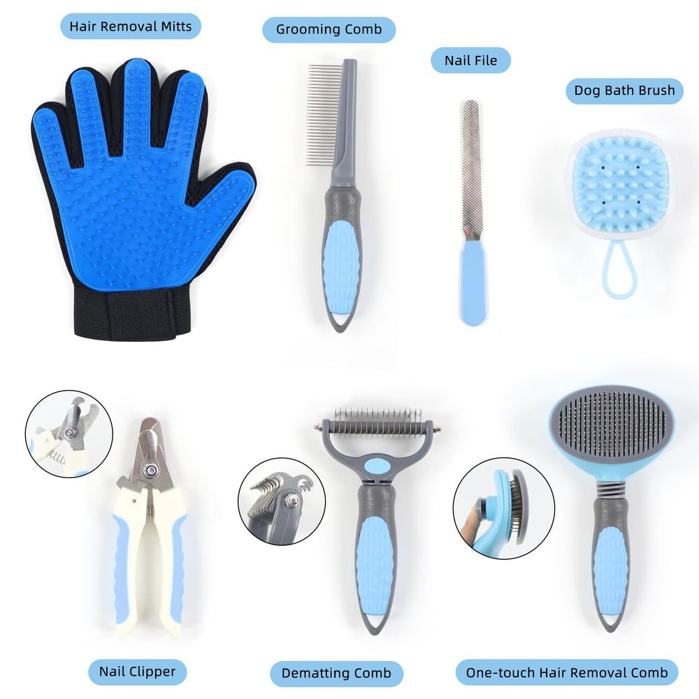Wisedog dematting comb designed to ease loose fur and mats.