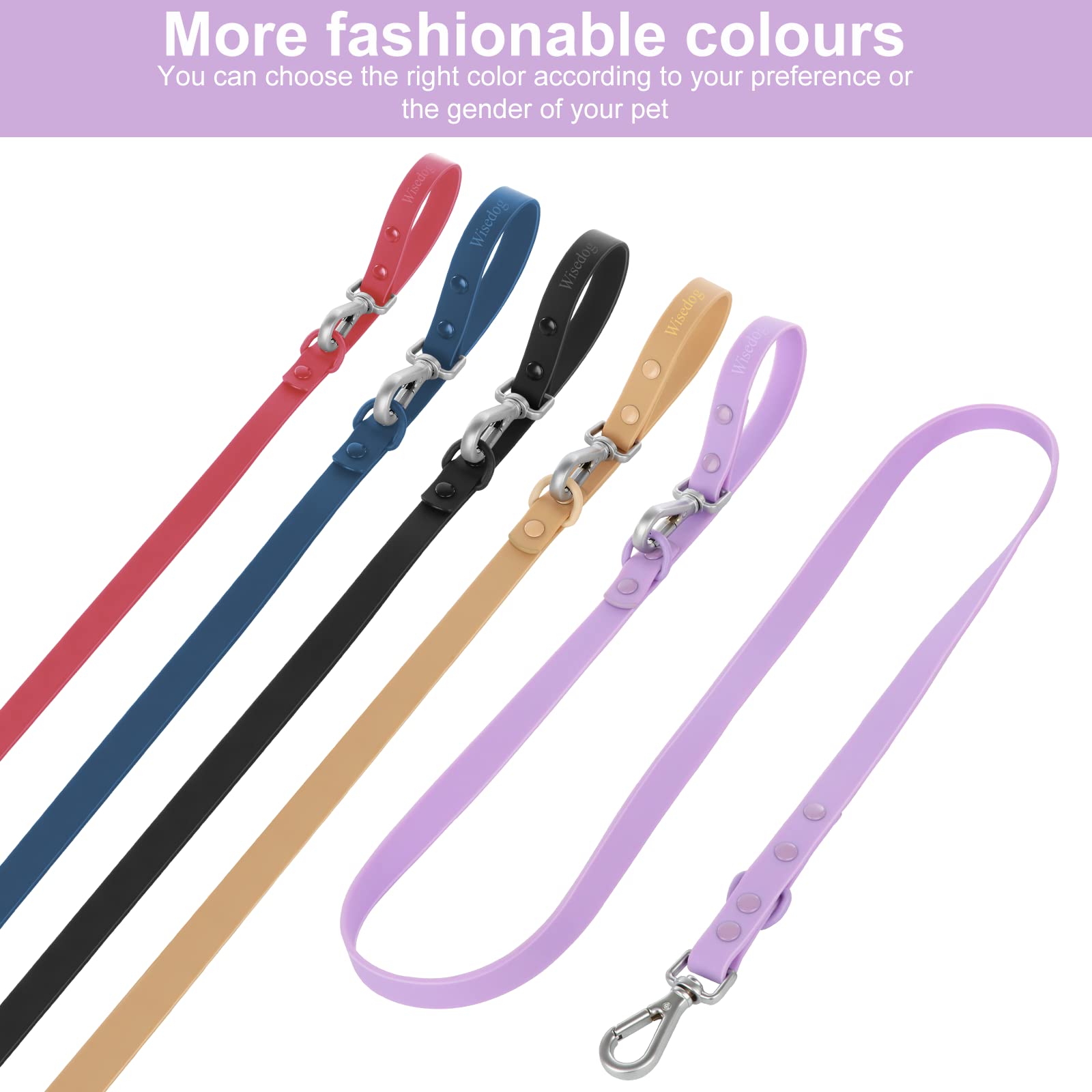 Wisedog lilac pvc coating close-up illustrates easy cleaning and stain resistance.
