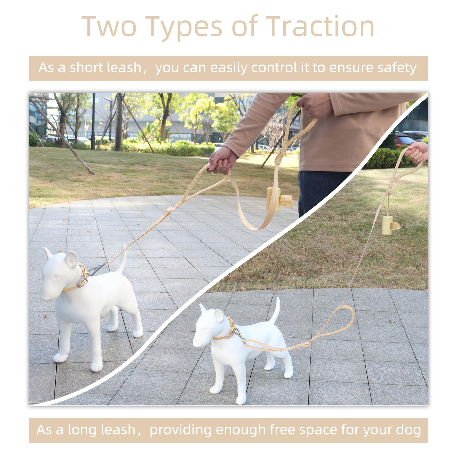 Wisedog leash suitable for medium to large dogs on daily outings