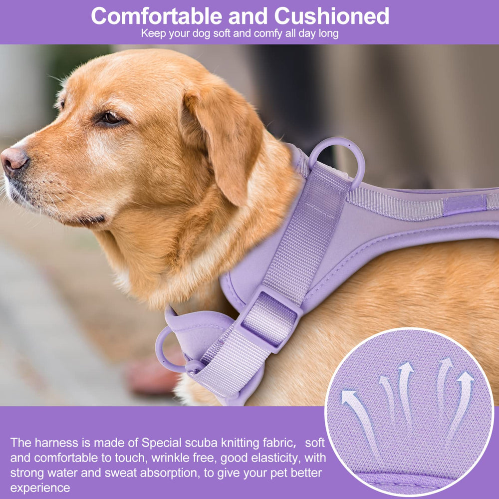 Wisedog No Pull Harness size guide helps find the right neck and chest fit.