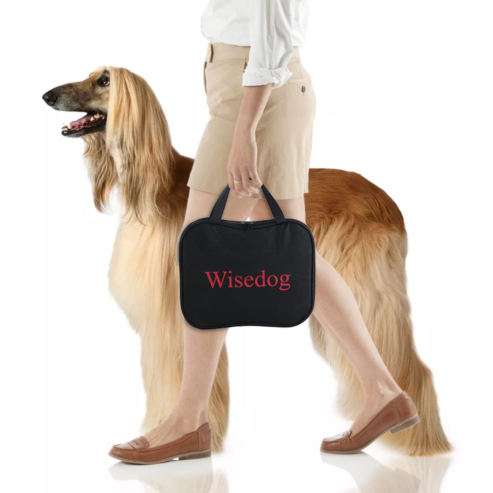 Wisedog grooming kit assembled image shows complete at-home grooming set.