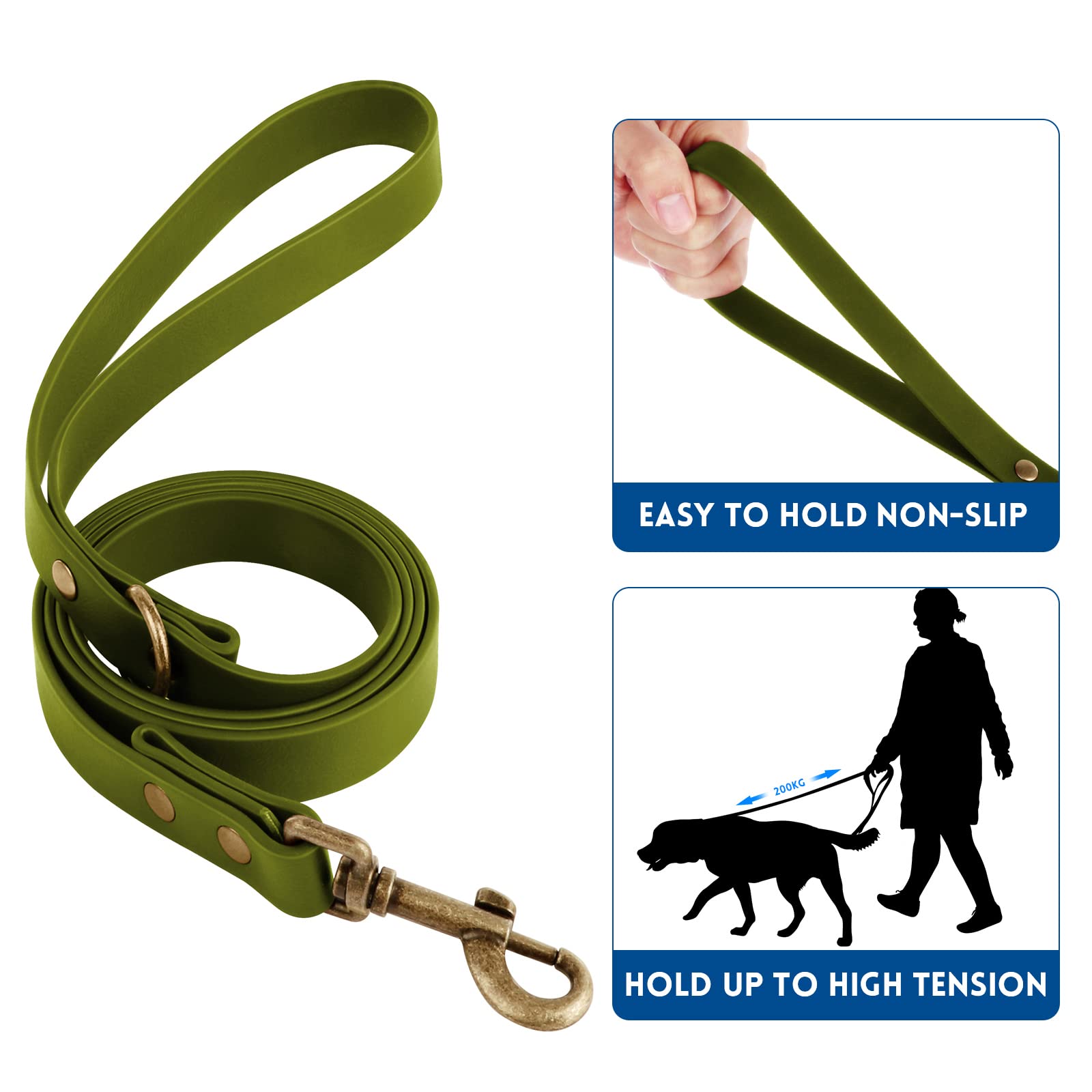 Wisedog-tag-metal-collar provides quick identification during walks.